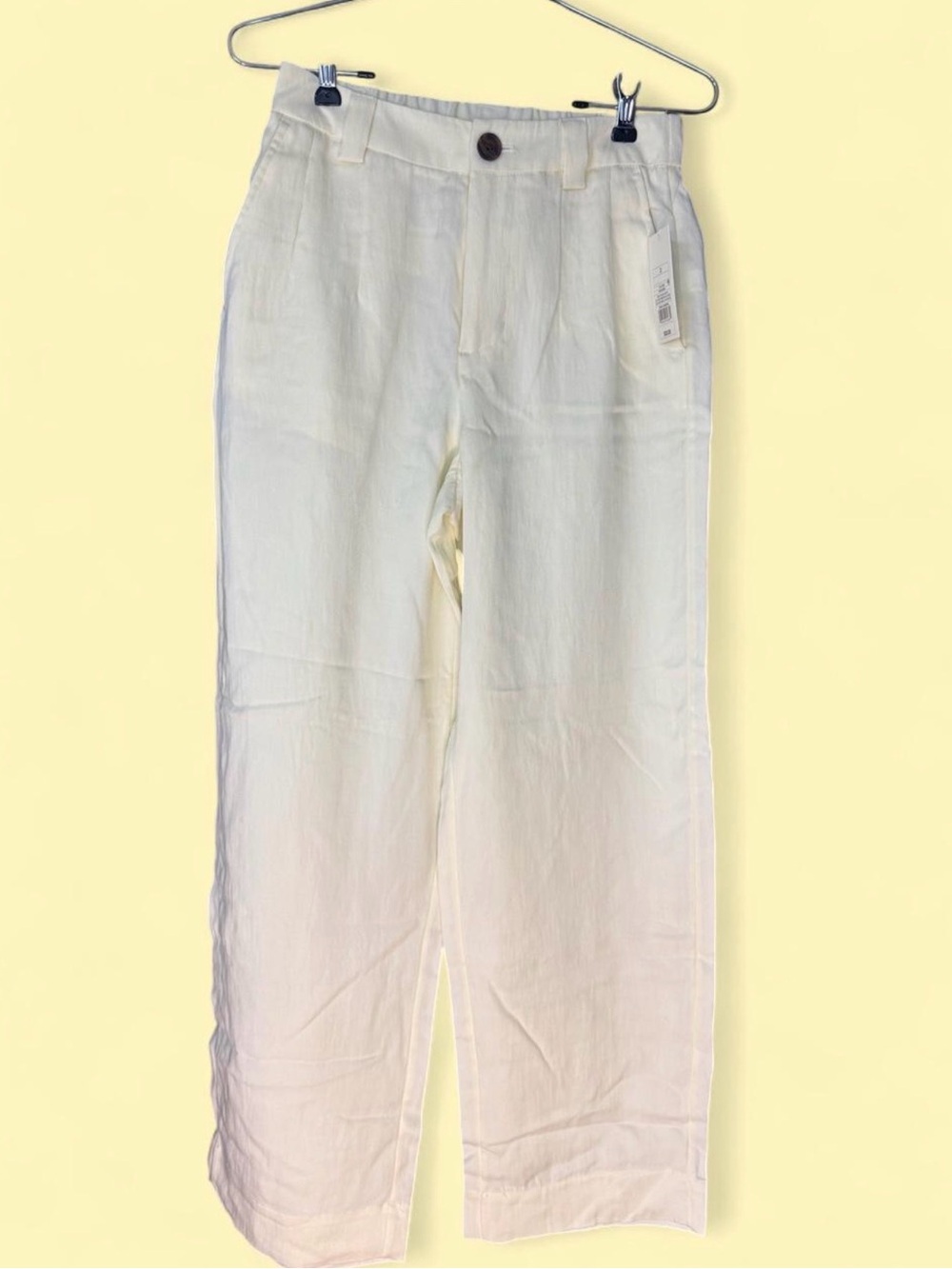 a new day Cream Straight-Leg Chinos